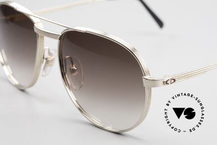 Christian Dior 2448 Gold-Plated Monsieur Frame, 4mm thick outlines, HARD GOLD-PLATED, monolithic, Made for Men