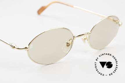 Cartier Filao Oval Luxury Sunglasses 90's, 2nd hand, but in mint condition + case by CHANEL!, Made for Men and Women