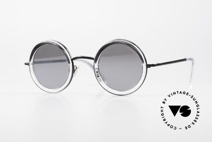 Cutler And Gross 1277 Round Designer Sunglasses, CUTLER and GROSS designer sunglasses, model 1277, Made for Men and Women