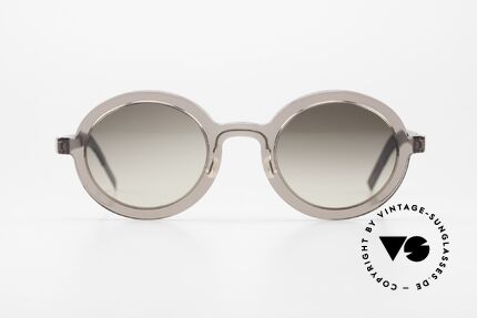Lindberg 8570 Acetanium Round Oval Sunglasses Unisex, designer shades: combination of acetate & titanium, Made for Men and Women