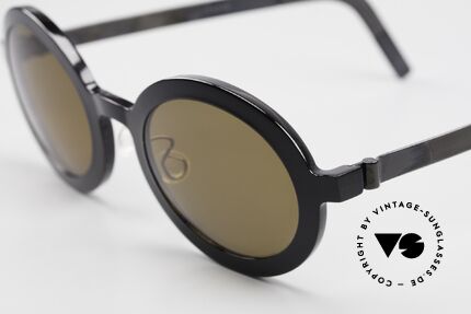 Lindberg 8570 Acetanium Round Sunglasses Unisex Oval, simply timeless, stylish & innovative: grade 'vintage', Made for Men and Women