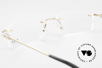 Fred Samoa Rimless Luxury Eyeglass-Frame, Size: large, Made for Men