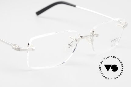 Fred Manhattan Rimless Eyeglasses Platinum, Size: medium, Made for Men and Women