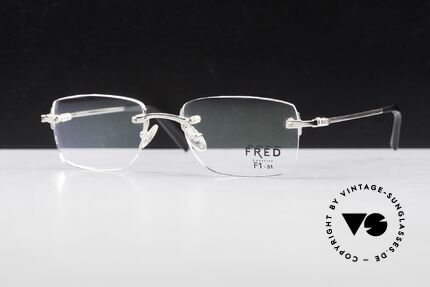 Fred Manhattan Rimless Eyeglasses Platinum, Size: medium, Made for Men and Women