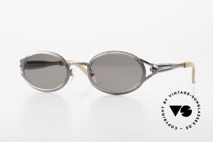 Jean Paul Gaultier 56-7114 Oval Steampunk Sunglasses Details