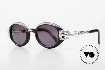 Jean Paul Gaultier 56-5203 Steampunk Sunglasses 1990's, industrial design often called as 'Steampunk' shades, Made for Men and Women