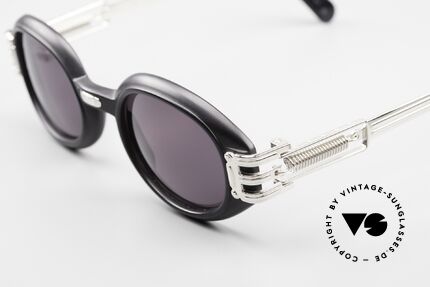 Jean Paul Gaultier 56-5203 Steampunk Sunglasses 1990's, monolithic (built to last) & with 100% UV protection, Made for Men and Women