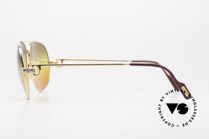 Cartier Romance Santos - XL 80s Luxury Vintage Sunglasses, 2nd hand model, but mint condition (incl. BVLGARI case), Made for Men