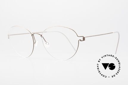 Lindberg Moar Air Titan Rim Ladies Eyeglasses Panto Style, distinctive quality and design (award-winning frame), Made for Women