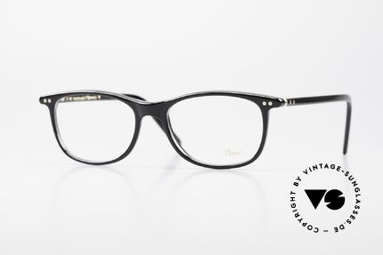 Lunor A5 600 Classic Women's Glasses Acetate, beautiful black LUNOR ladies glasses; Acetate collection, Made for Women