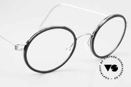 Lindberg Cameron Air Titan Rim Round Titan Frame Women Men, unworn, NOS, with original magnetic case by Lindberg, Made for Men and Women