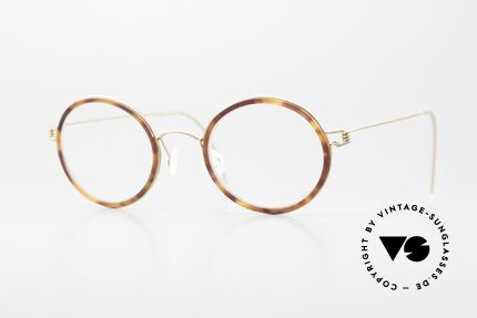 Lindberg Cameron 46 Air Titan Rim Round Glasses Women Men Titan, round glasses of the LINDBERG Air Titanium collection, Made for Men and Women