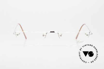 Lunor Hey 1 Classic Reading Rimless Reading Eyeglasses, traditional German brand; quality handmade in Germany, Made for Men and Women