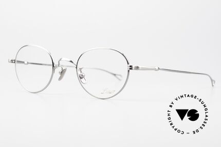 Lunor V 108 Metal Frame Antique Silver AS, model V 108: very elegant Panto glasses for gentlemen, Made for Men
