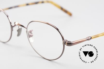 Lunor VA 108 Limited Edition Antique Bronze, model VA 108 = acetate-metal temples & titanium pads, Made for Men and Women