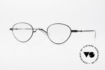 Lunor II 14 Rare Old Lunor Frame In Black, rare old vintage eyeglass-frame of the Lunor II Series, Made for Men and Women