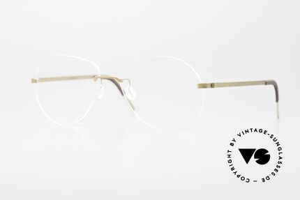 Lindberg 2311 Strip Titan Rimless Aviator Titanium Frame Details