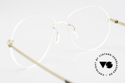 Lindberg 2311 Strip Titan Rimless Aviator Titanium Frame, minimalist design: free from screws, rivets and welds, Made for Men and Women