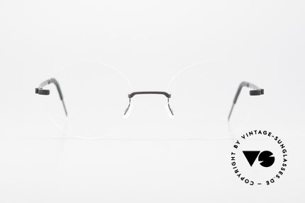 Lindberg 2293 Strip Titan Round Oval Titan Frame Rimless, LINDBERG Strip Titanium eyeglass-frame; 2293, 50, Made for Men and Women