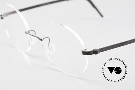 Lindberg 2293 Strip Titan Round Oval Titan Frame Rimless, simply timeless, stylish & innovative: grade 'vintage', Made for Men and Women