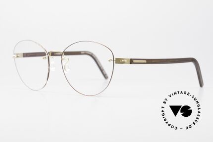 Lindberg 2303 Strip Titan Rimless Titanium Ladies Frame, simply timeless, stylish & innovative: grade 'vintage', Made for Women