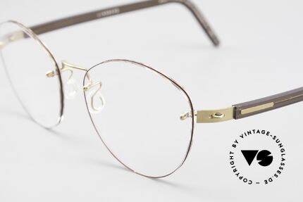 Lindberg 2303 Strip Titan Rimless Titanium Ladies Frame, resilient & flexible frame (lens shape can be modified), Made for Women