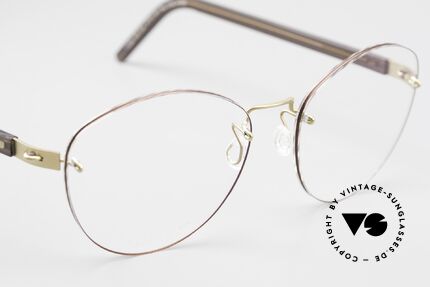 Lindberg 2303 Strip Titan Rimless Titanium Ladies Frame, unworn, New Old Stock, with original case by Lindberg, Made for Women