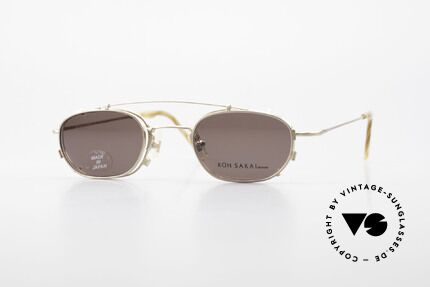 Koh Sakai KS9716 Clip On Frame Ladies & Gents, vintage women's glasses / men's glasses by Koh Sakai, Made for Men and Women
