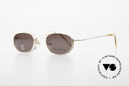 Koh Sakai KS9716 Clip On Frame Ladies & Gents, 1997 designed in Los Angeles; produced in Sabae (Japan), Made for Men and Women