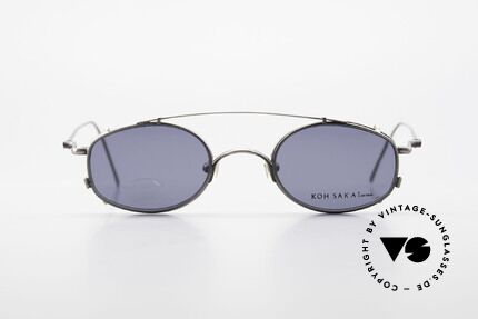 Koh Sakai KS9544 Clip On Frame Women And Men, size 44-22 with practical Clip-On (100% UV protection), Made for Men and Women
