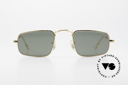 Ray Ban Classic Style IV Square Frame Small B&L USA, SMALL, old sunglasses with G-15 mineral lenses, Made for Men and Women