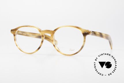 Lunor A6 249 Acetate Collection Panto Frame, noble Panto eyeglass-frame of the Lunor A6 collection, Made for Men and Women
