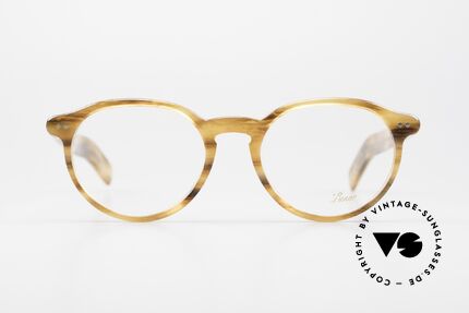 Lunor A6 249 Acetate Collection Panto Frame, the "A" stands for 'acetate' (with precise riveted hinge), Made for Men and Women