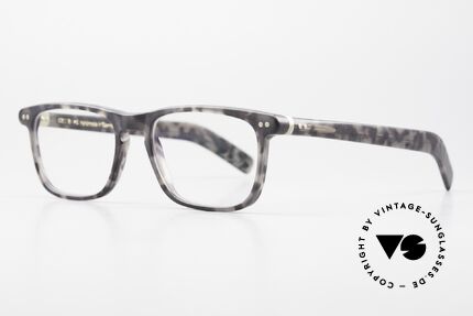 Lunor A6 250 Men's Eyeglasses Acetate, very interesting frame pattern looks "gray camouflage", Made for Men