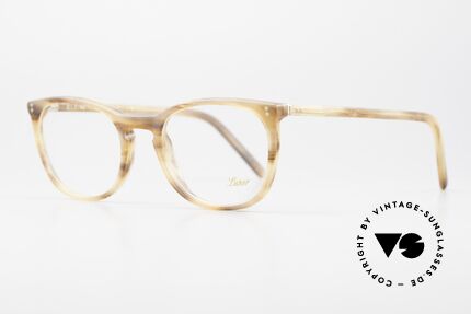 Lunor A9 312 Women's Eyeglasses Acetate, very interesting frame pattern: tortoise / wood texture, Made for Women