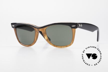 Ray Ban Wayfarer I Old 80's USA B&L Sunglasses, USA B&L Wayfarer: the classic of sunglass fashion', Made for Men and Women