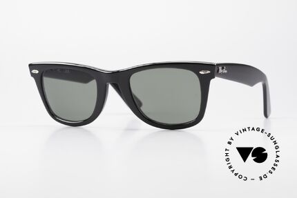 Ray Ban Wayfarer I Blues Brothers Sunglasses 80s, Wayfarer USA sunglasses - the RAY-BAN legend, Made for Men and Women