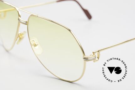 Cartier Vendome LC - L With Yellow Gradient Sun Lenses, ultra rare, new yellow-gradient lenses (wearable at night), Made for Men