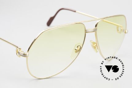 Cartier Vendome LC - L With Yellow Gradient Sun Lenses, true luxury accessory and single item, ONE OF A KIND!, Made for Men