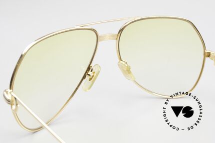 Cartier Vendome LC - L With Yellow Gradient Sun Lenses, unworn vintage glasses with full original Cartier packing, Made for Men