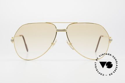 Cartier Vendome LC - L Orange Gradient Sun Lenses, mod. "Vendome" was launched in 1983 & made till 1997, Made for Men