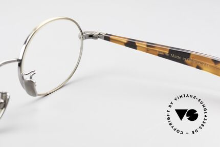 Lunor Cigar 532 AG Old Glasses Oval Antique Gold, Size: small, Made for Men and Women