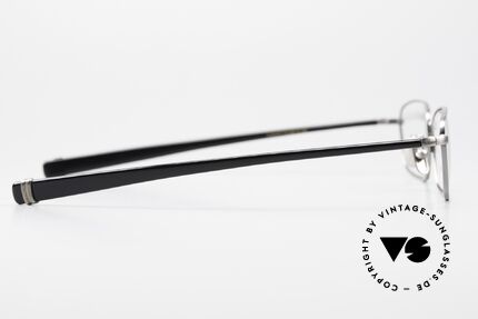 Lunor Club IV 524 AS Square Glasses Antique Silver, square vintage men's eyeglasses or rather reading glasses, Made for Men