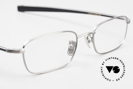 Lunor Club IV 524 AS Square Glasses Antique Silver, the orig. Lunor DEMO lenses can be replaced optionally, Made for Men