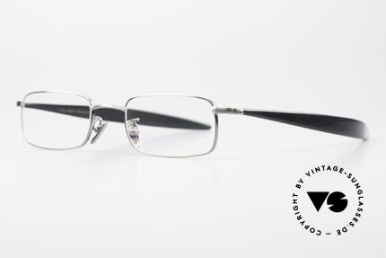 Lunor Cigar 533 AS Square Glasses Antique Silver, lens width: 48,5mm, lens height: 27mm & bridge: 20mm, Made for Men and Women
