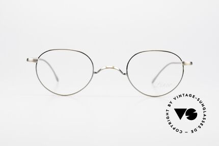 Lunor Club I 501 AG Glasses Ladies & Gents Antique, stainless steel; classic "W-bridge", handmade in Germany, Made for Men and Women
