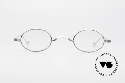Lunor II 04 Oval XS Frame Antique Silver, full rimmed, Antique Silver: tangible top-notch quality, Made for Men and Women