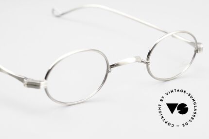 Lunor II 04 Oval XS Frame Antique Silver, unworn single item (for all lovers of quality), true rarity, Made for Men and Women