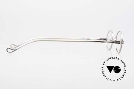 Lunor II 04 Oval XS Frame Antique Silver, NO RETRO EYEGLASSES; but a luxury vintage ORIGINAL, Made for Men and Women