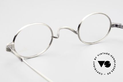 Lunor II 04 Oval XS Frame Antique Silver, Size: extra small, Made for Men and Women